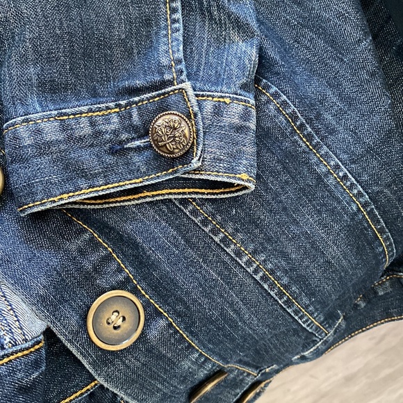 Super unique vintage huge bottom denim jacket - Picture 7 of 7